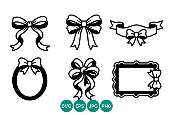 Black and White Ribbon Bow Vector Art: A Designer's Guide to This Classic Set