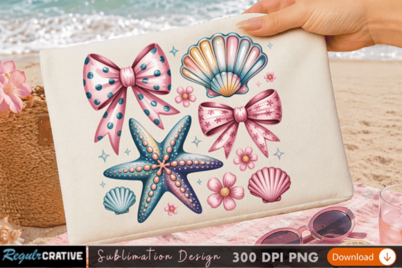 Bring the Ocean to Life with Colorful Marine Life Sublimation PNG