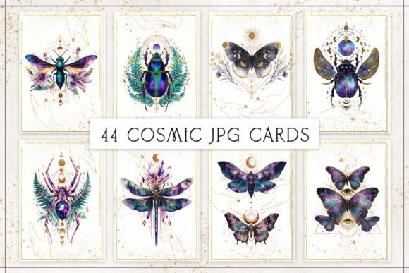 Celestial Insects Affirmation Cards: A Designer's Guide