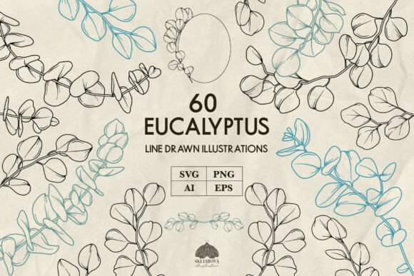 Eucalyptus Line Art: The Modern Designer's Botanical Toolkit