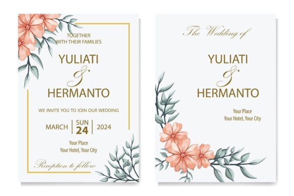 Floral Foliage Wedding Invitation: Crafting Botanical Elegance