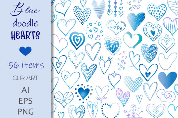 Simple Doodle Hearts: A Hand-Drawn Vector Collection