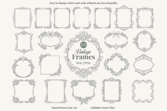 Timeless Vintage Frames for Modern Projects
