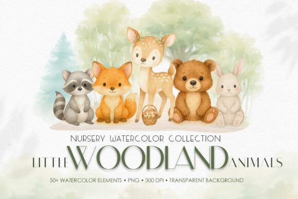 Woodland Animals Watercolor Clipart Set: A Designer's Review